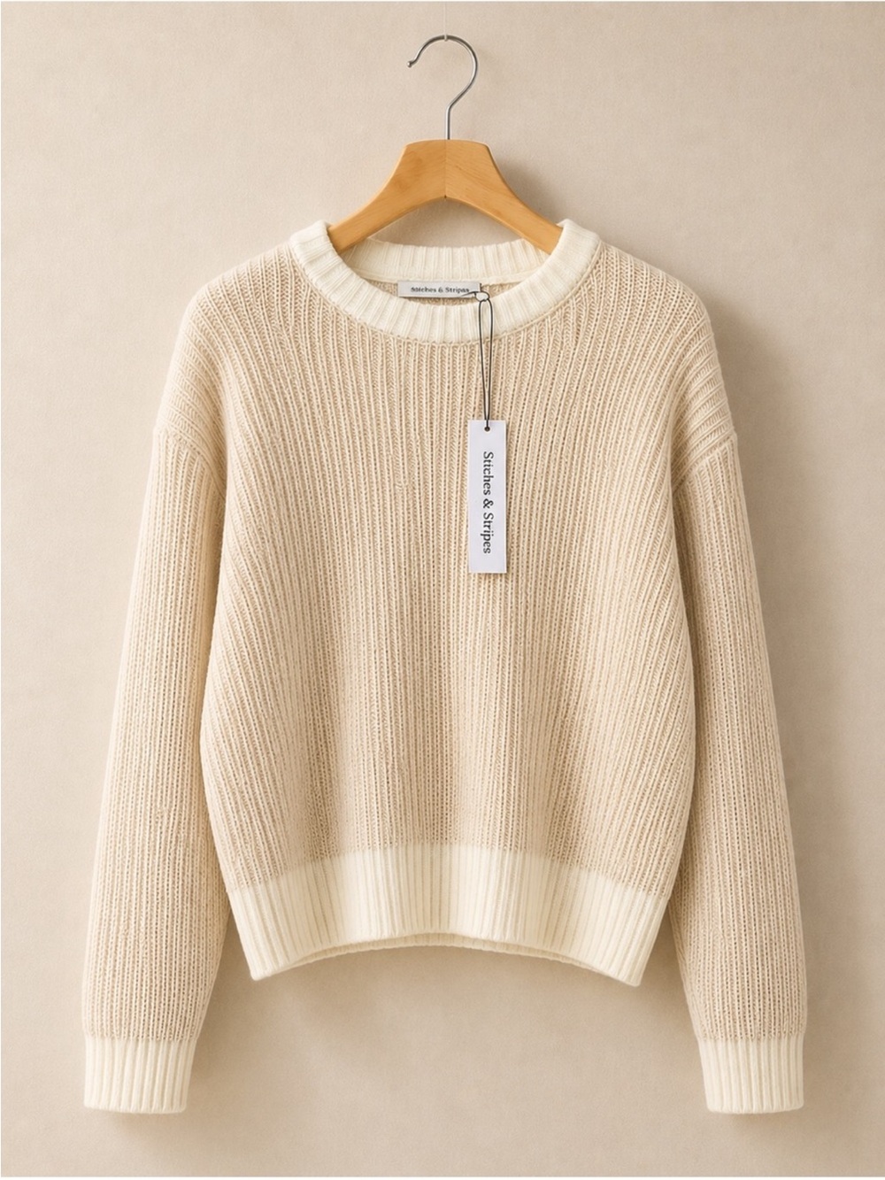 Stitches & Stripes Ribbed Knit Sweater – XXL – Revolve New With Tags